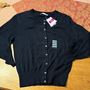 Fresh Produce Black Classic Cardigan